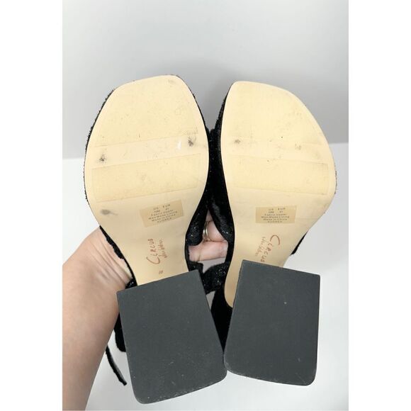 Circus by Sam Edelman Sandals Womens Size 10 Black Platform Open Toe Heels - Picture 9 of 9